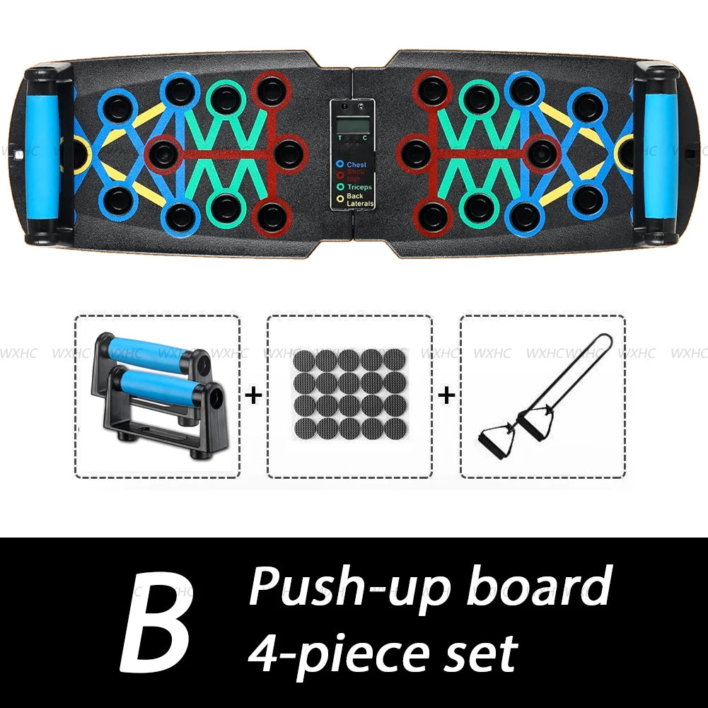 Revolutionary Automatic Count Push-Up Board: Your Ultimate Home Gym Companion for Comprehensive Chest, Abdomen, Arms, and Back Training