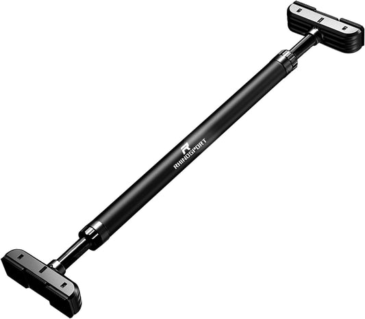 Erlebe das ultimative Workout mit der RHINOSPORT Klimmzugstange – Türrahmenfreundlich, ohne Schrauben, verstellbar von 69-92 cm und mit einer beeindruckenden Tragkraft von bis zu 200 kg!