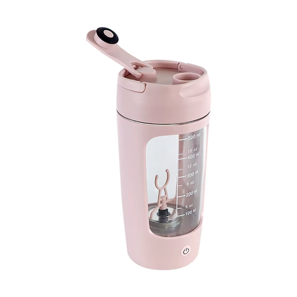 Revolutionize Your Fitness Routine with the 650Ml USB Electric Protein Shaker Bottle - Portable, Rechargeable, and Perfect for Smooth Blends!