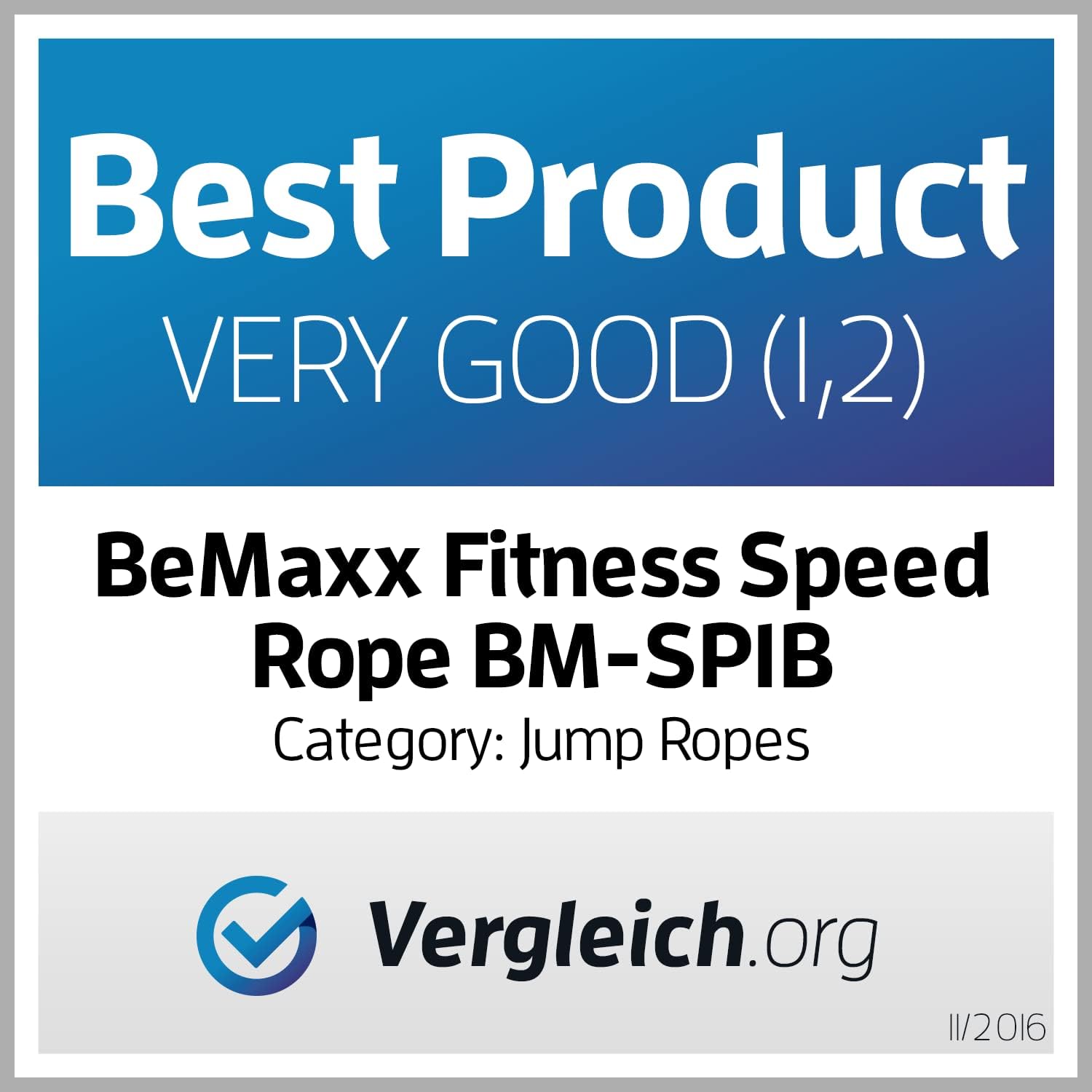 Erleben Sie das ultimative Workout mit dem BeMaxx Springseil Speed Rope – Inklusive Trainings-Ebook und Ersatzkabel für maximale Leistung und Kontrolle!