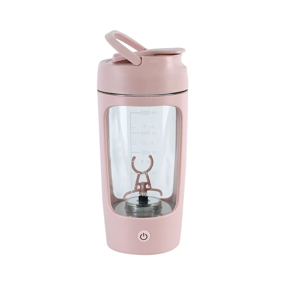 Revolutionize Your Fitness Routine with the 650Ml USB Electric Protein Shaker Bottle - Portable, Rechargeable, and Perfect for Smooth Blends!