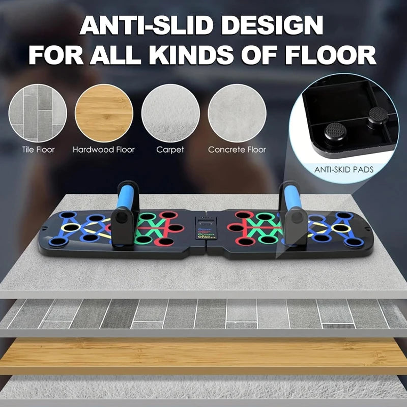 Revolutionary Automatic Count Push-Up Board: Your Ultimate Home Gym Companion for Comprehensive Chest, Abdomen, Arms, and Back Training