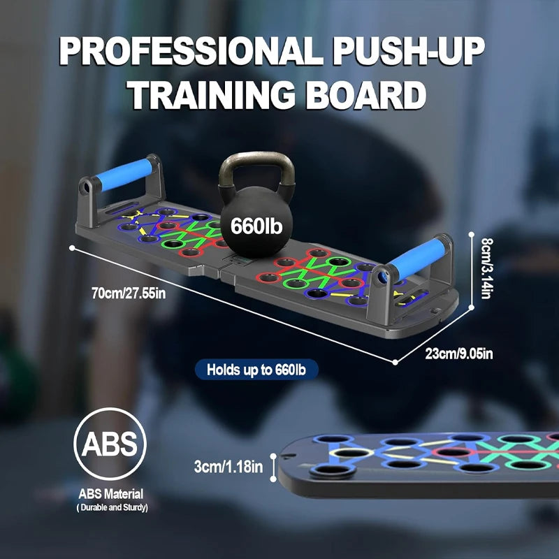 Revolutionary Automatic Count Push-Up Board: Your Ultimate Home Gym Companion for Comprehensive Chest, Abdomen, Arms, and Back Training
